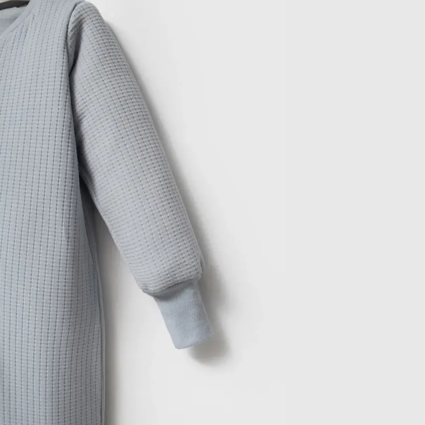 Ella Bonna Uyku Tulumu Çoraplı 2,5 Tog Jakarlı Gri - 7