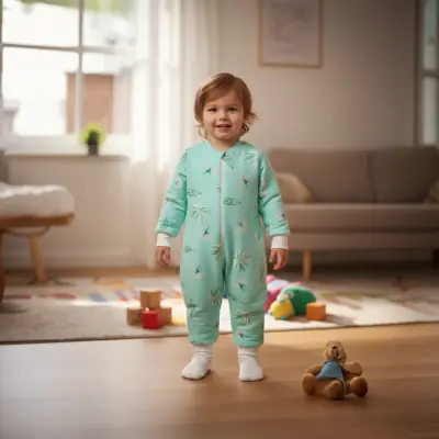 Ella Bonna Uyku Tulumu Çoraplı 2,5 Tog Mint Yaprak - 8