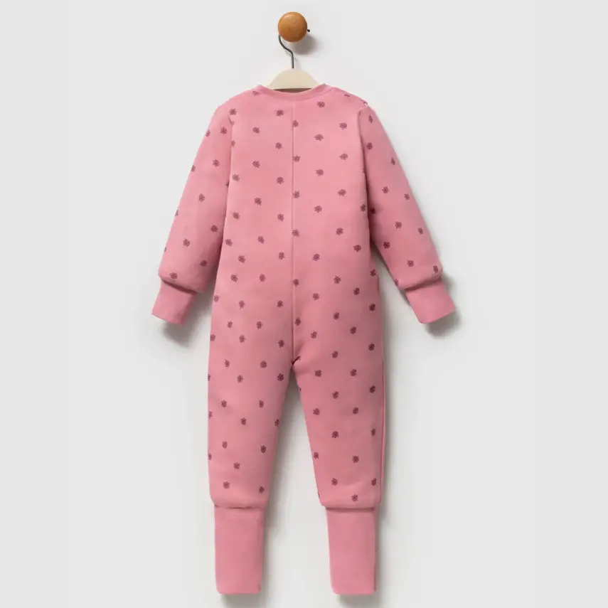 Ella Bonna Uyku Tulumu Çoraplı 2,5 Tog Mürdüm Flowers - 2