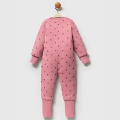 Ella Bonna Uyku Tulumu Çoraplı 2,5 Tog Mürdüm Flowers - 5