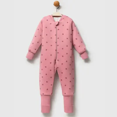 Ella Bonna Uyku Tulumu Çoraplı 2,5 Tog Mürdüm Flowers - 20