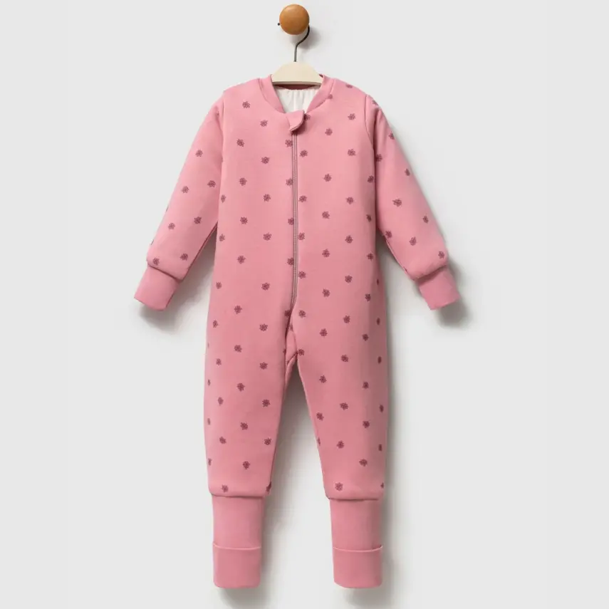 Ella Bonna Uyku Tulumu Çoraplı 2,5 Tog Mürdüm Flowers - 20