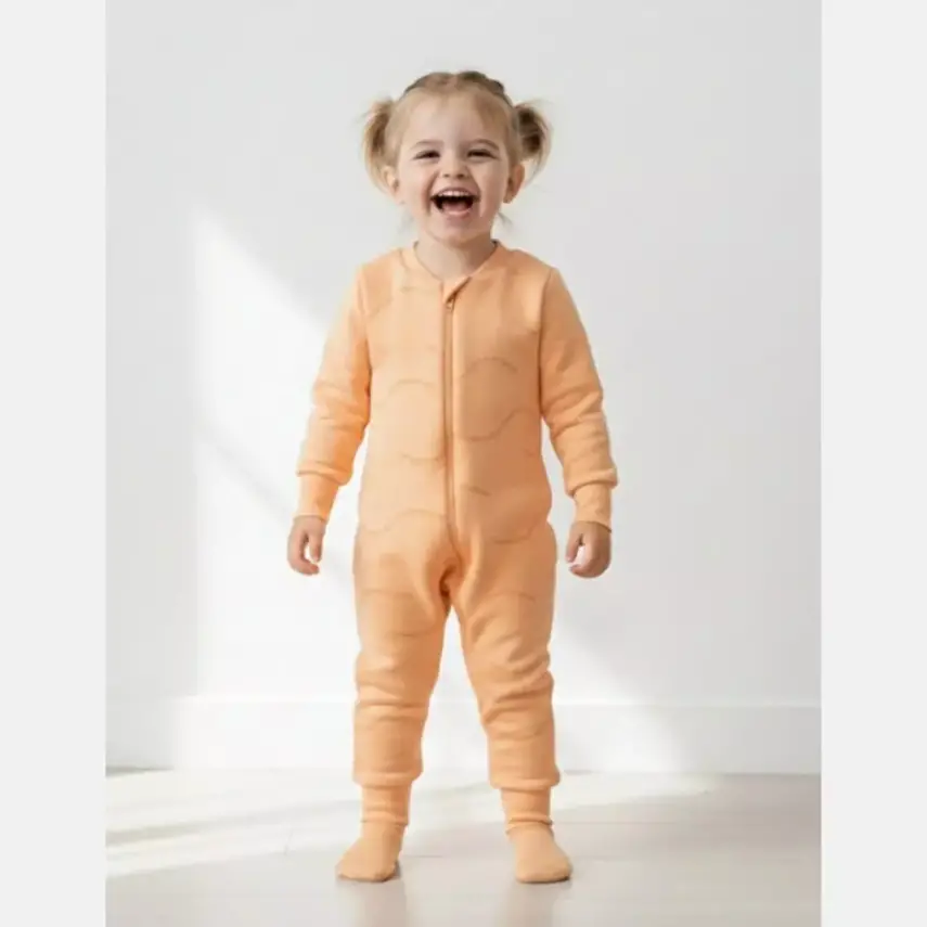 Ella Bonna Uyku Tulumu Çoraplı 2,5 Tog Turuncu - 4