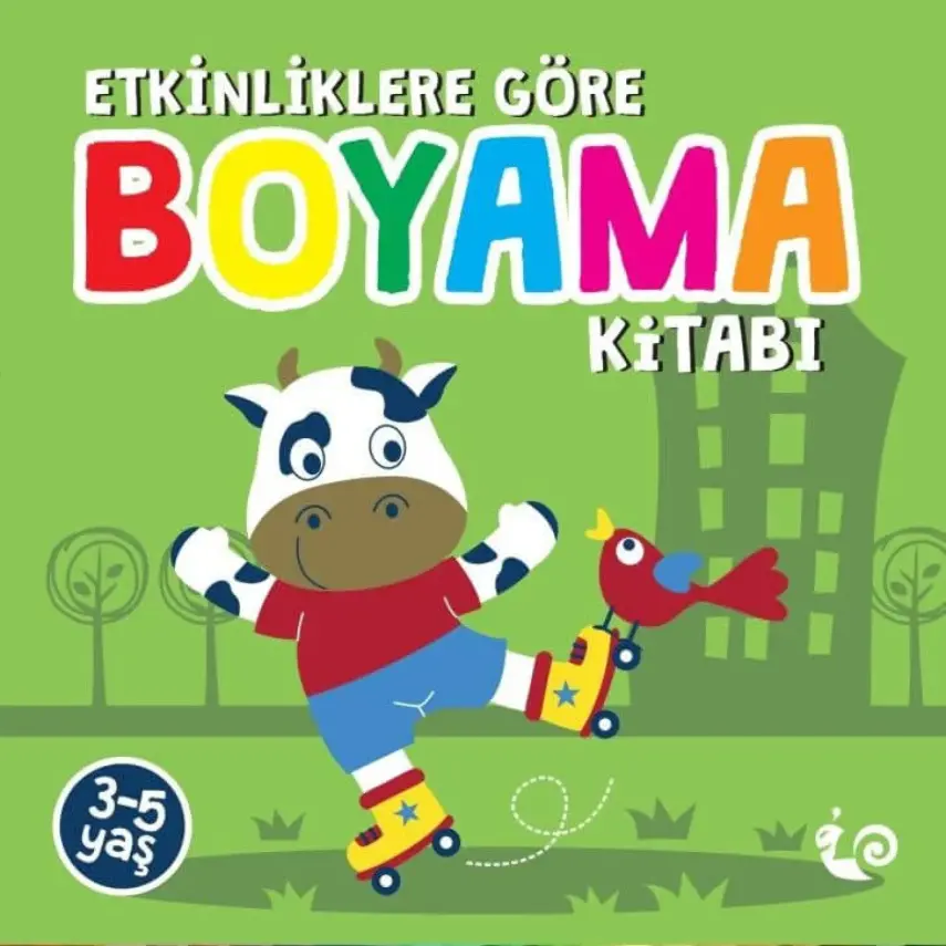 Etkinliklere Göre 24 Sayfa Boyama Kitabı Yeşil - 1
