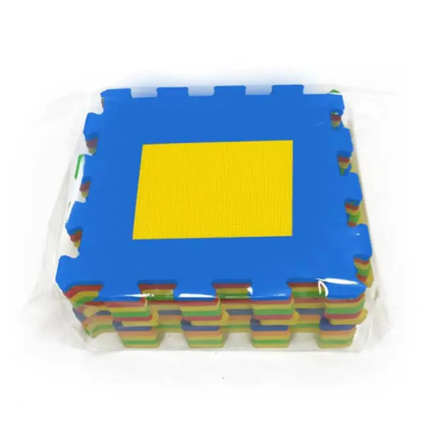 Eva Puzzle Oyun Matı Geometrik Şekiller 7mm 33x33 - 3