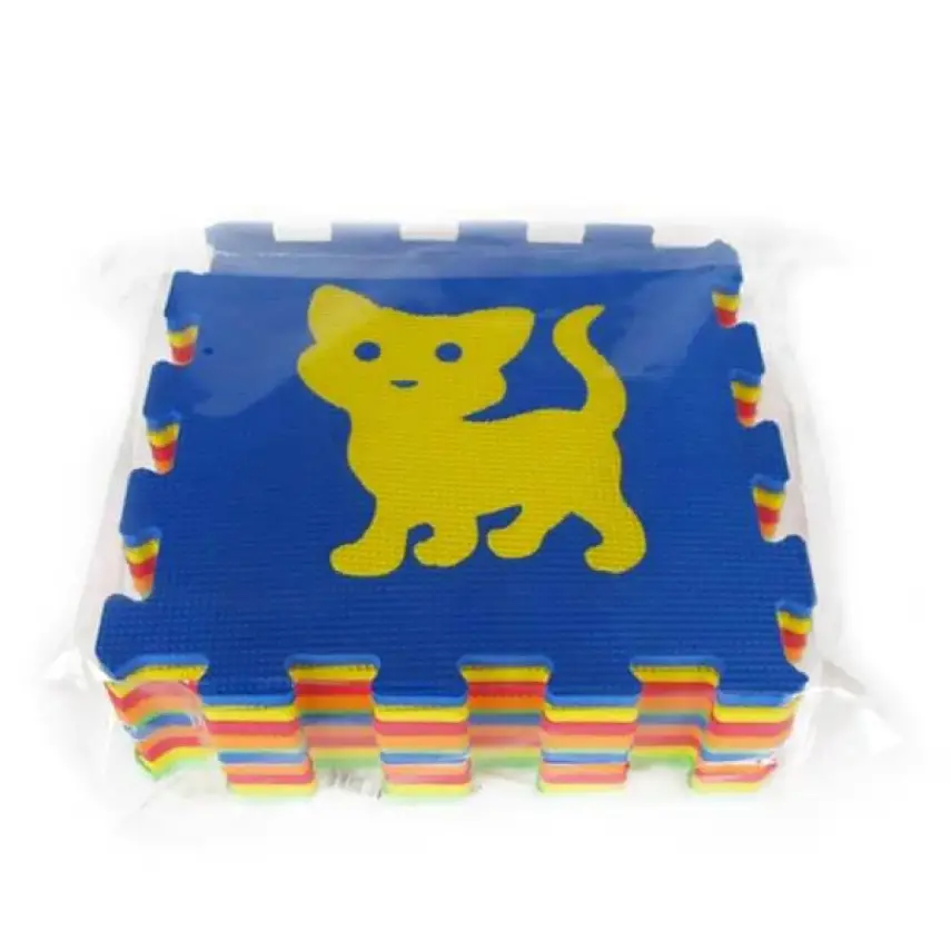 Eva Puzzle Oyun Matı Hayvanlar 7mm 33x33 - 4