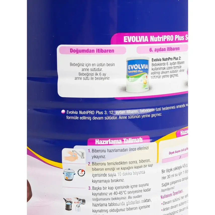Evolvia Nutripro Plus 3 Devam Sütü 1000 Gr - 17