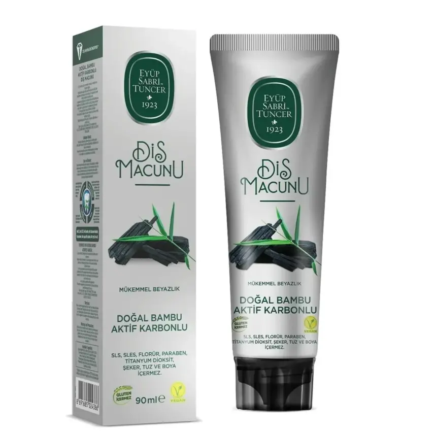Eyüp Sabri Tuncer Doğal Bambu Karbonlu Diş Macunu 90 ml - 1