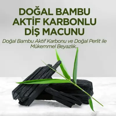 Eyüp Sabri Tuncer Doğal Bambu Karbonlu Diş Macunu 90 ml - 2
