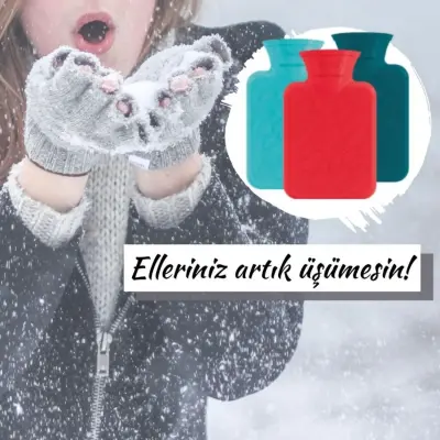 Fashy Termofor Sıcak Su Torbası Cep Model Mavi - 2