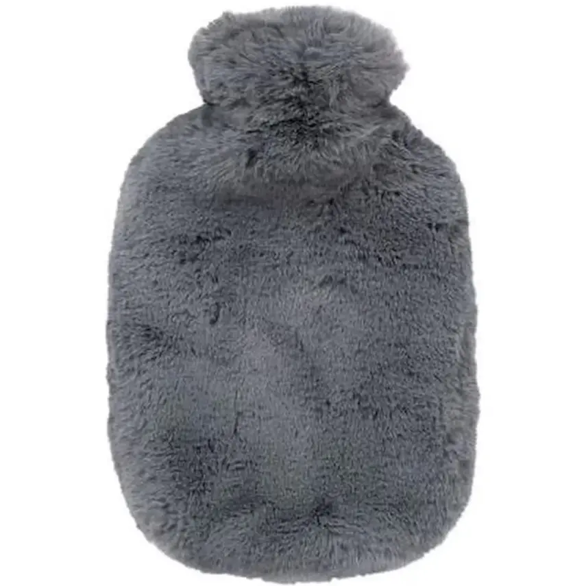 Fashy Termofor Sıcak Su Torbası Peluş Gri - 1