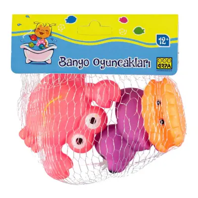 Filede 3'lü Banyo Oyuncağı Kabuklu Deniz Hayvanları Seti - 2