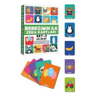 Flash Kart Erken Eğitim Zeka Kartları 12-24 Ay (1)