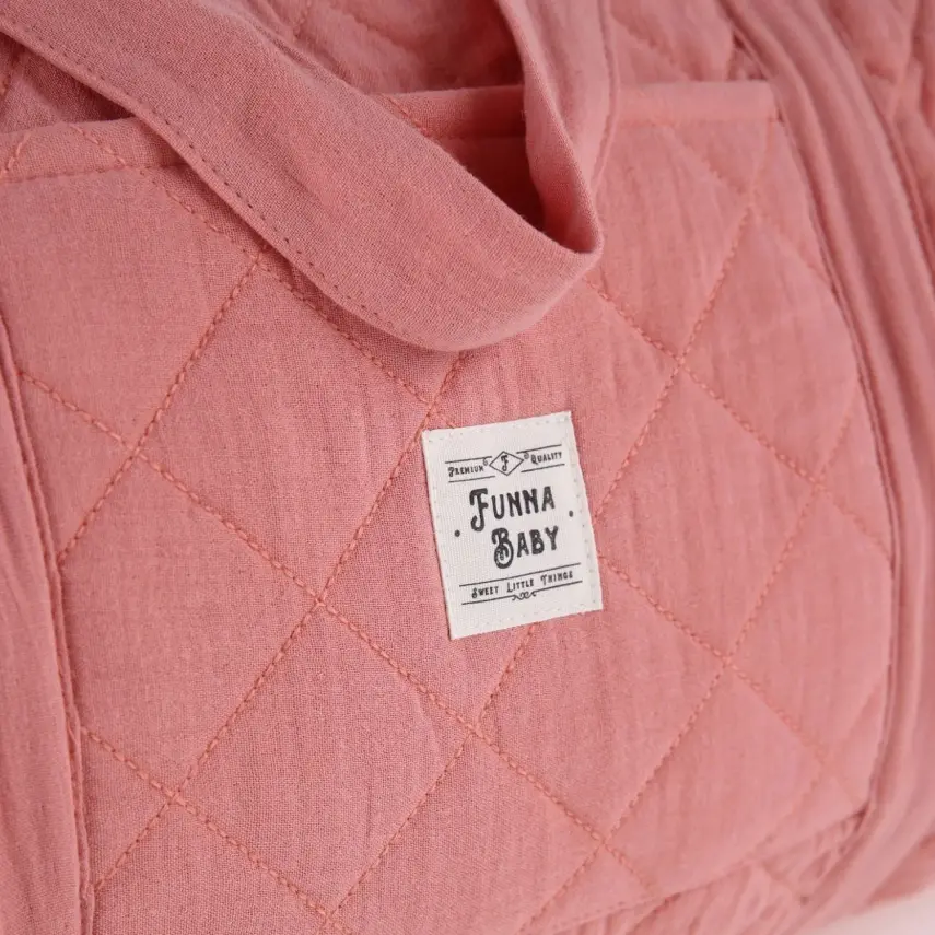 Funna Baby Coral Muslin Seyahat Çantası Yavru Ağzı  - 3