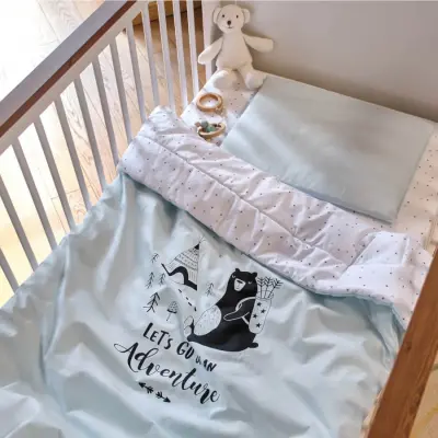 Funna Baby Lets Go Nevresim Takımı 100x150cm Mint - 2
