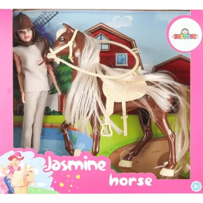Galtoys Jasmine Atlı Bebek Kahve