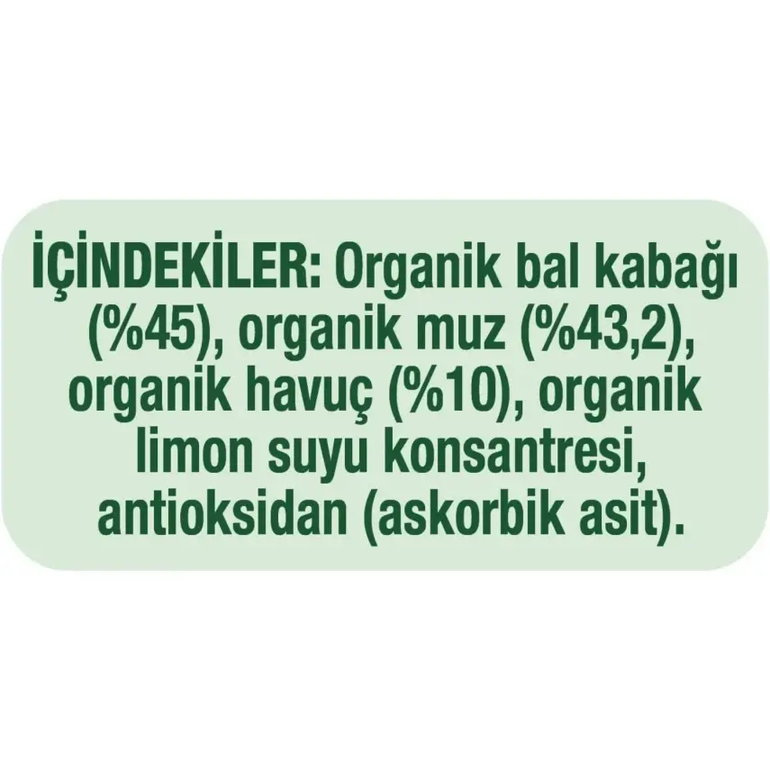 Gerber Organik Balkabaklı Muzlu Havuçlu Meyve Püresi 90 gr*2 - 5