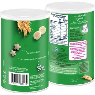 Gerber Organik Buğday Ve Pirinç Bebek Atıştırmalığı 35 gr 8+ Ay - 4