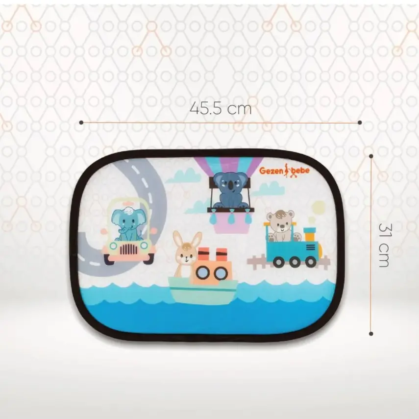Gezenbebe Hero Araba İçin Bebek Güneşliği - 6