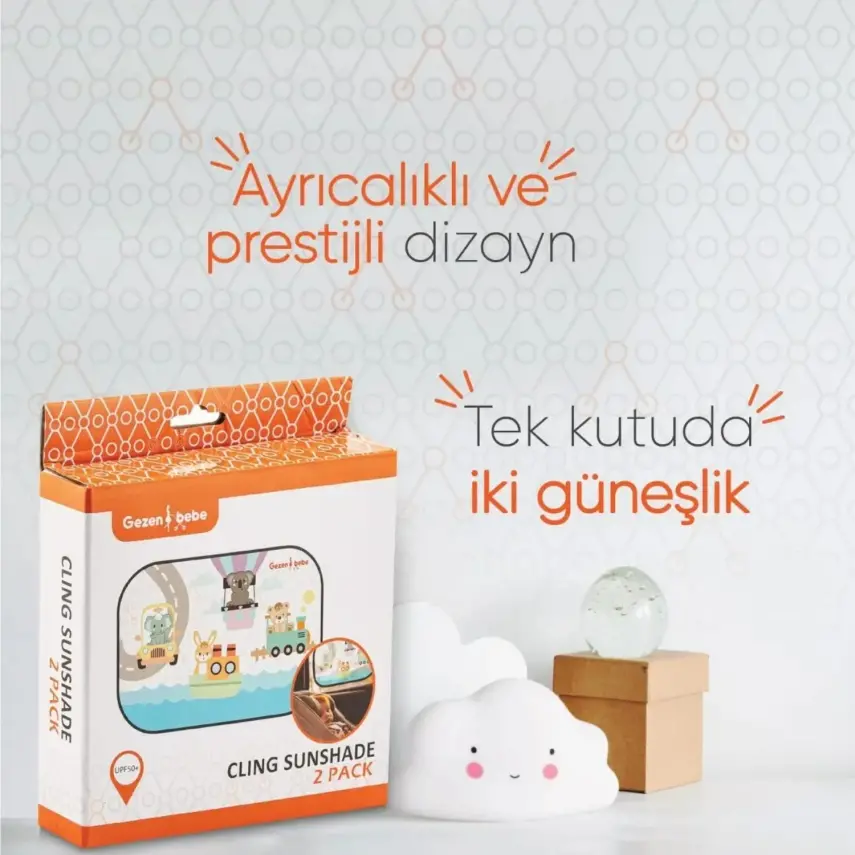 Gezenbebe Hero Araba İçin Bebek Güneşliği - 7