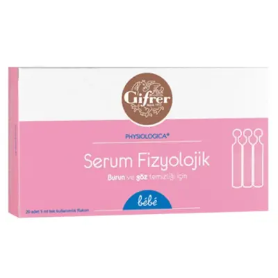 Gifrer Serum Fizyolojik 5 ml X 20 Flakon