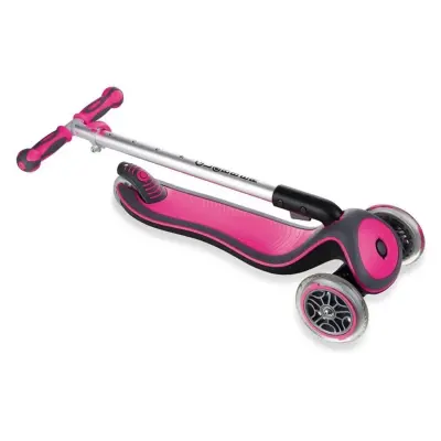 Globber Elite Deluxe Işıklı Scooter Pembe - 4