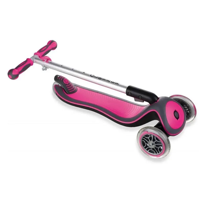 Globber Elite Deluxe Işıklı Scooter Pembe - 4