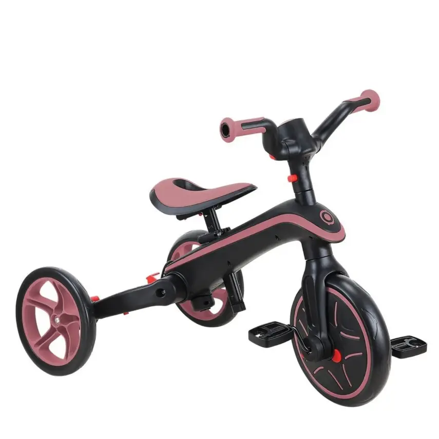Globber Explorer 4in1 Katlanabilir Bisiklet - Koyu Pastel Pembe - 3