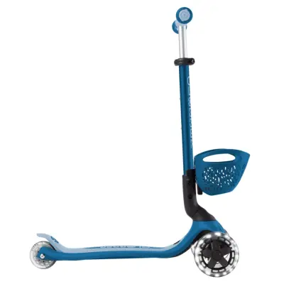 Globber Go Up Baby 360 Derece Manevra Kabiliyetli Işıklı Scooter - Pastel Mavi - 9