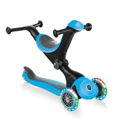 Globber Go Up Deluxe Işıklı Scooter Mavi - 5