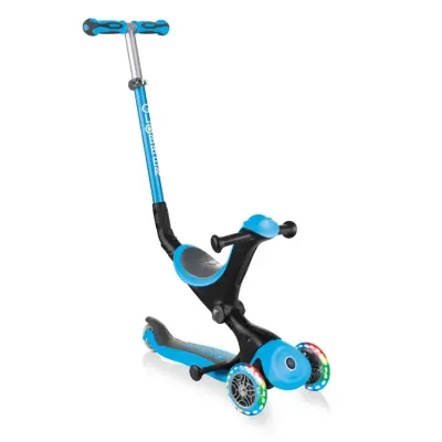 Globber Go Up Deluxe Işıklı Scooter Mavi - 2