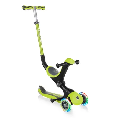 Globber Go Up Deluxe Işıklı Scooter Yeşil 