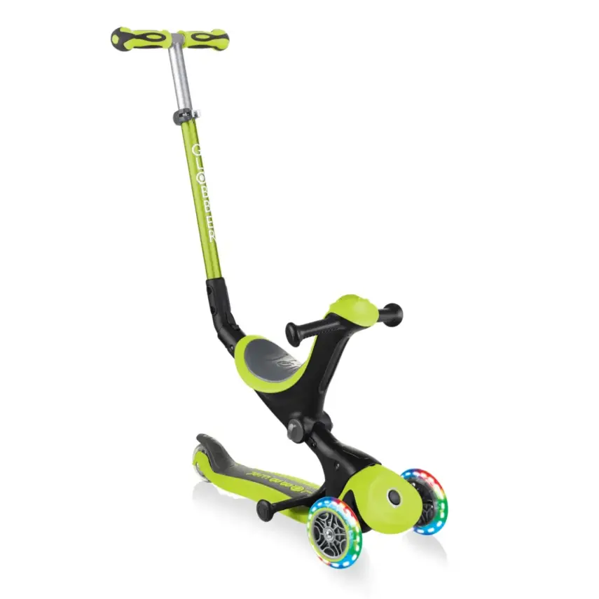 Globber Go Up Deluxe Işıklı Scooter Yeşil - 1