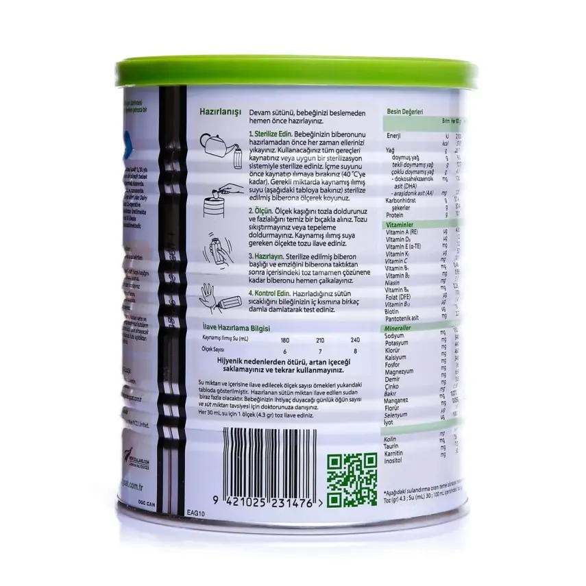 Golden Goat 2 Keçi Devam Sütü Maması 400 gr - 11