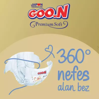 Goon Premium Bebek Bezi 5 Beden 12-20 Kg 52li Fırsat Paket - 5