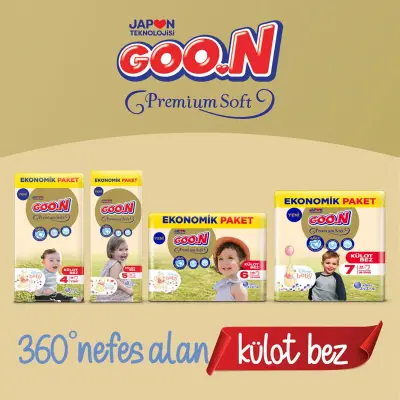 Goon Premium Külot Bebek Bezi 5 Beden 12-20 Kg 34lü Jumbo Paket - 9