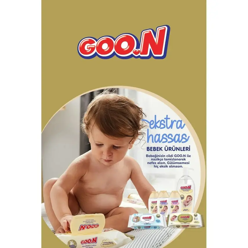 Goon Sensitive Ekstra Hassas Islak Mendil 3x56lı - 9