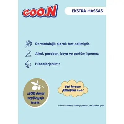 Goon Sensitive Ekstra Hassas Islak Mendil 3x56lı - 8
