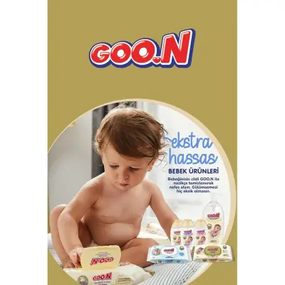 Goon Sensitive Ekstra Hassas Islak Mendil 3x56lı - 6