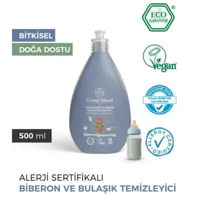 Green Mood Biberon ve Bulaşık Temizleyici 500 ml - 5