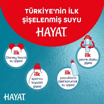 Hayat Doğal Mineralli Su 6lı - 20