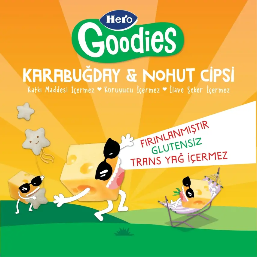 Hero Baby Goodies Peynirli Cips 30 gr - 2