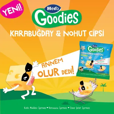 Hero Baby Goodies Peynirli Cips 30 gr - 7