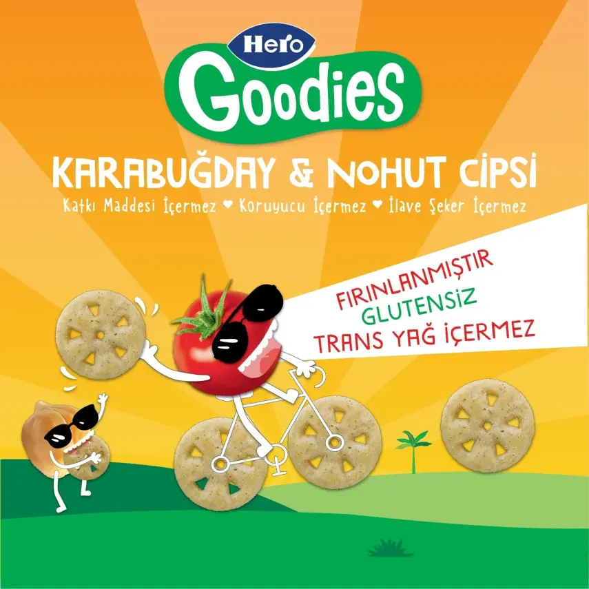 Hero Baby Goodies Pizza Cips 30 gr - 2