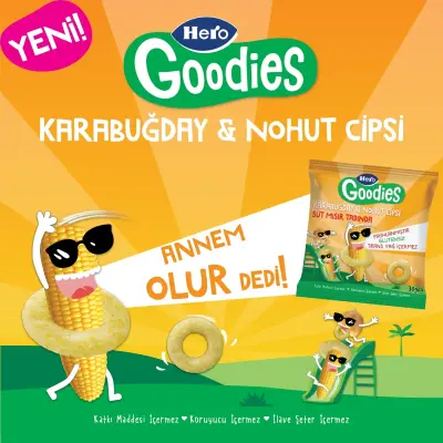 Hero Baby Goodies Süt Mısırlı Cips 30 gr - 8