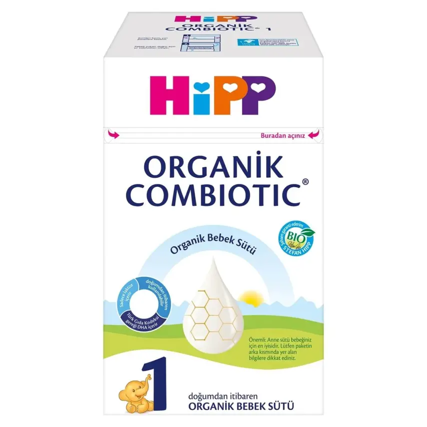 Hipp 1 Organik Combiotic Devam Sütü Bebek Maması 800 gr - 1