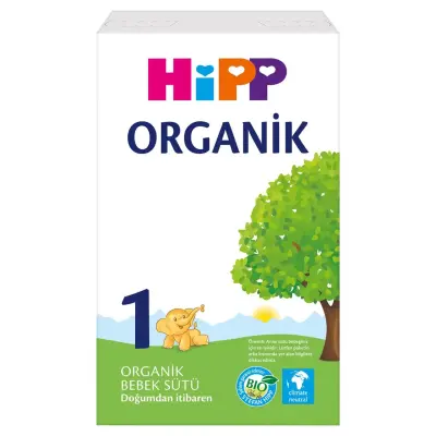 Hipp 1 Organik Devam Sütü Maması 600 gr 