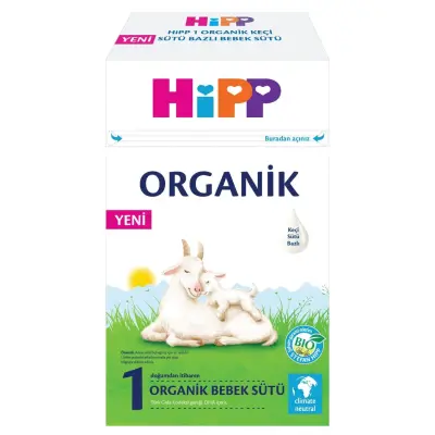 Hipp 1 Organik Keçi Sütü Bazlı Bebek Sütü 400 gr (1)