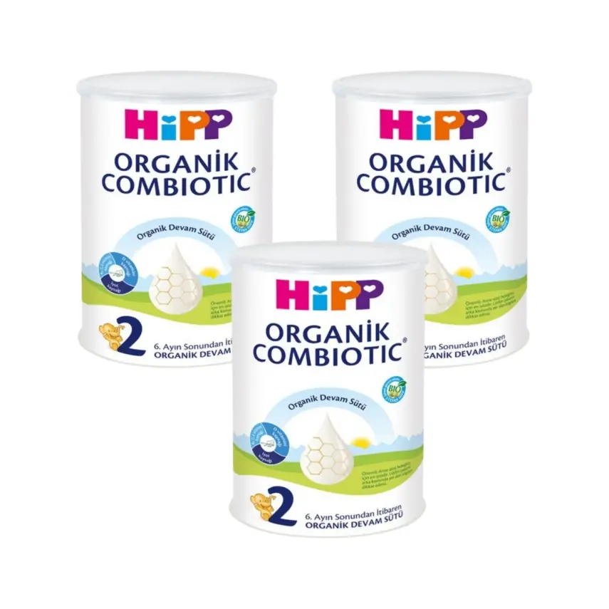Hipp 2 Organik Combiotic Devam Sütü 350 gr x3 - 1