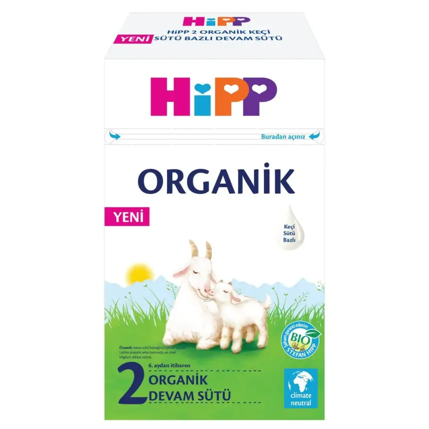 Hipp 2 Organik Keçi Sütü Bazlı Devam Sütü 400 gr - 1